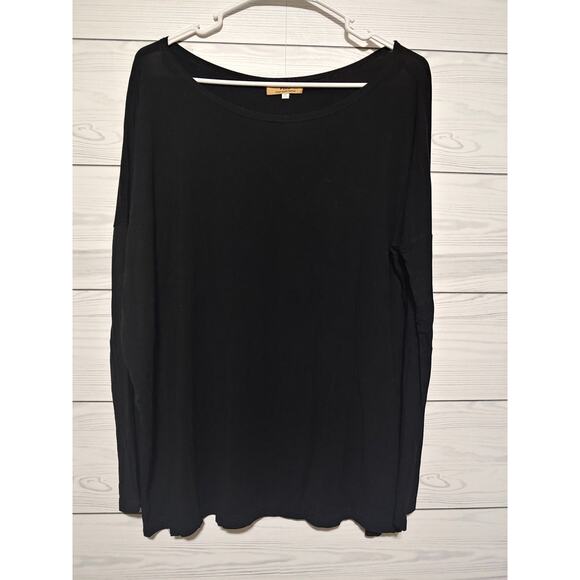 Womens Piko Green Earth Fashion Basic  Long Sleeve Tee sz - Picture 1 of 4